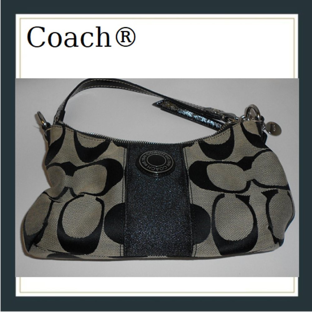 ✅ Coach Crossbody Signature C Jacquard 19218